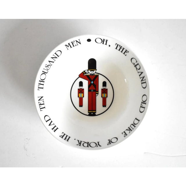 Early 21st Century English Child's Duke of York Cup, Bowl, & Plate - Set of 4 For Sale - Image 5 of 10