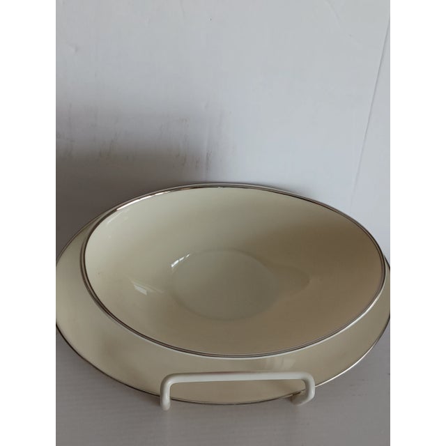 Vintage Lenox Ballad Roses Bone China- Creamer, Sugar, Gravy, 2 Bowls For Sale In Milwaukee - Image 6 of 7