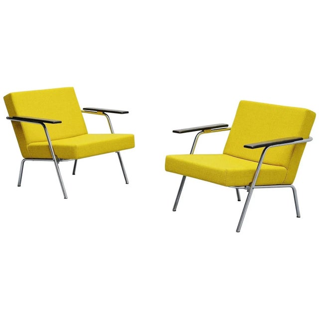 Set of Sz02 Easy Chairs attributed to Martin Visser for T Spectrum, 1964 For Sale - Image 11 of 11