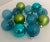 Glass Vintage Christmas Decoration Balls - Set of 12 For Sale - Image 7 of 10