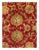 Traditional Red Color Fine Hand Knotted Tabriz Design Rug 8'9'' X 11'11'' For Sale - Image 3 of 10
