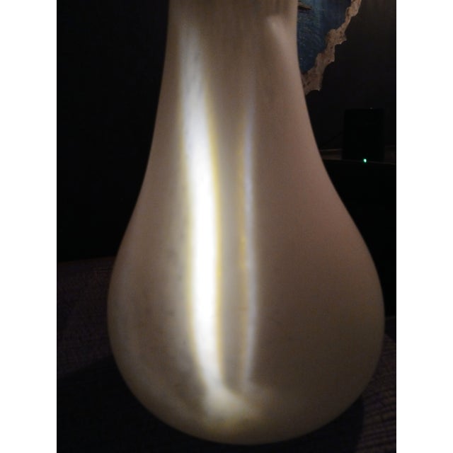 F-017 ​1970s "The Ethereal Plinth" | 165 Lb Monumental Satin-Glass Sculpture ​Presented by Methinks Art Studio and Dwelling For Sale - Image 11 of 12