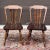 Late 20th Century Vintage Ethan Allen Old Tavern Antiqued Pine Country Dining Side Chairs 12-6031 - a Pair For Sale - Image 5 of 13