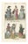 Women and a Lady of Florence with Venetian Women of the People, 1842, Paper For Sale