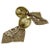 Art Deco Whiting & Davis Art Deco Style Gold Mesh & Pearl Drop Earrings For Sale - Image 3 of 7