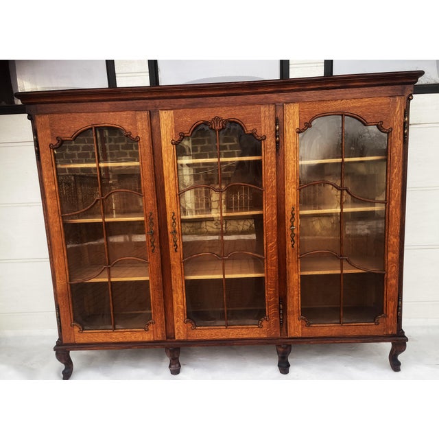 Bookcase in Oak with Adjustable Shelves, 1950s For Sale - Image 9 of 18