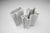Ceramic Flower Vases by Angelo Mangiarotti for Brambilla, 1968, Set of 2 For Sale - Image 3 of 9