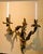 Antique French 19th Century Louis XV Gilt Bronze Two Light Wall Sconces - a Pair For Sale - Image 4 of 18