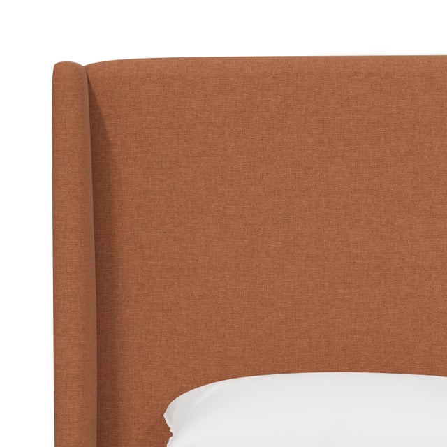 Not Yet Made - Made To Order Jordan Full Wingback Bed in Zuma Terracotta For Sale - Image 5 of 5