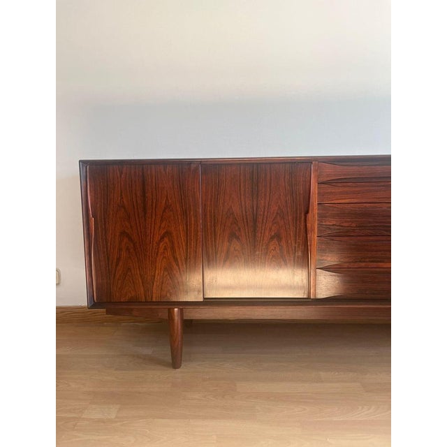 Danish Rosewood Sideboard and Display Cabinet by Arne Vodder, 1950 For Sale - Image 6 of 13