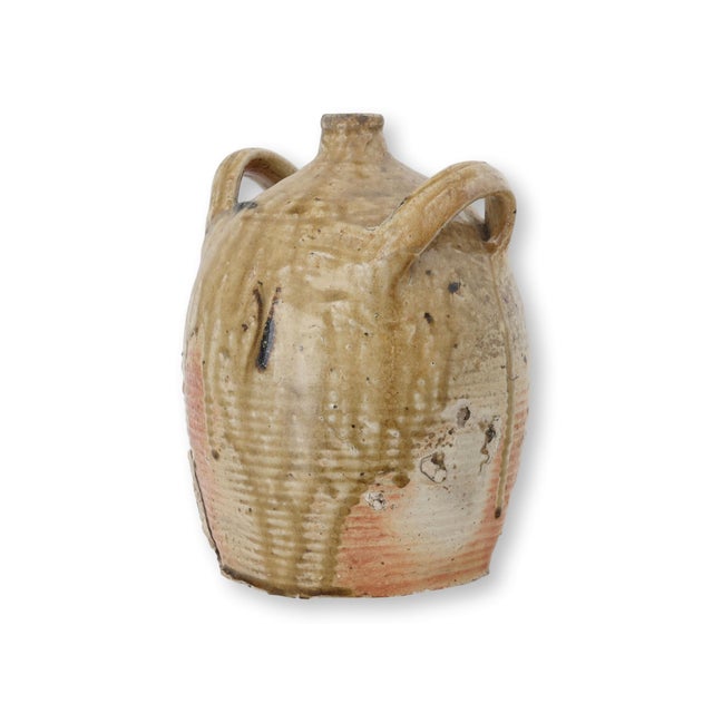 Antique French Glazed Terracotta Jug For Sale - Image 4 of 7