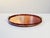 Brown Antique English Oval Satinwood Butler's Serving Tray in Mahogany with Brass Handles, 1900s For Sale - Image 8 of 15