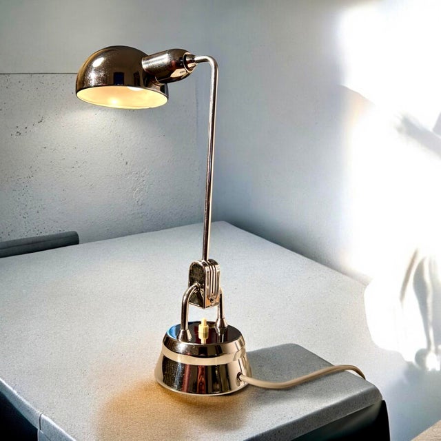 Art Deco France Table Lamp by Charlotte Perriand for Jumo, 1932 For Sale - Image 3 of 16