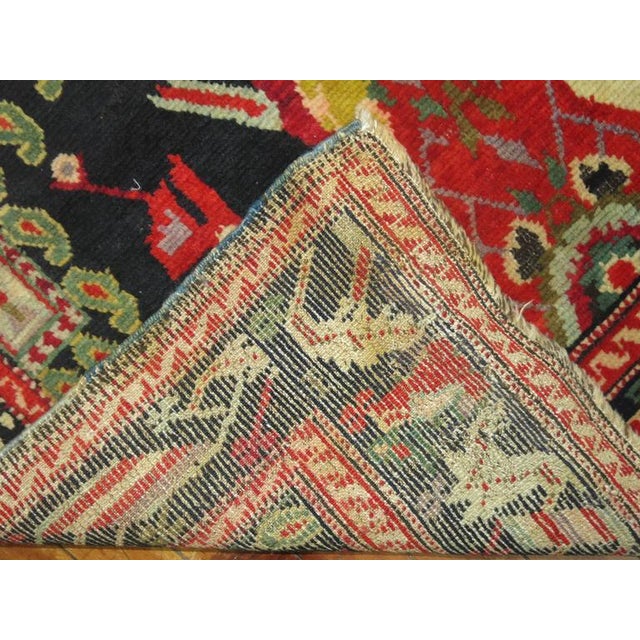 Islamic Zabihi Collection Antique Karabagh Runner - 3'6" x 18' For Sale - Image 3 of 8
