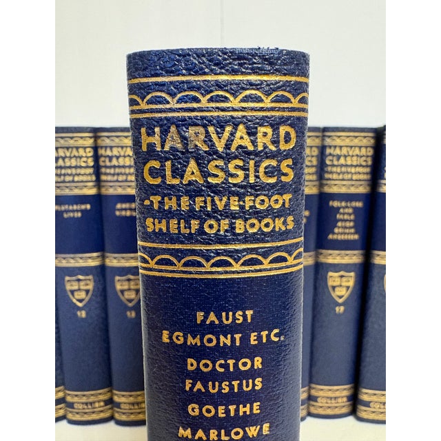 Let your imigination soar with these Harvard edition blue with gold gilt spined text Harvard Veritas seal text faculty...