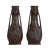 Art Nouveau Mid 19th Century Art Nouveau James Garnier Bronze Fairy Vases- a Pair For Sale - Image 3 of 8
