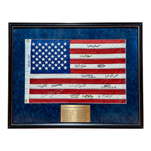 American Flag Signed by Olympic Women Medalists