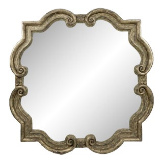 Formations Quatrefoil Mirror in Silver Finish, 53.5" For Sale