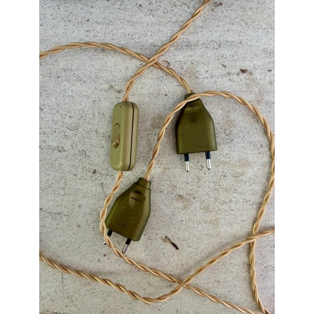 1950s Ceramic Bedside Lamps, 1950, Set of 2 For Sale - Image 5 of 6