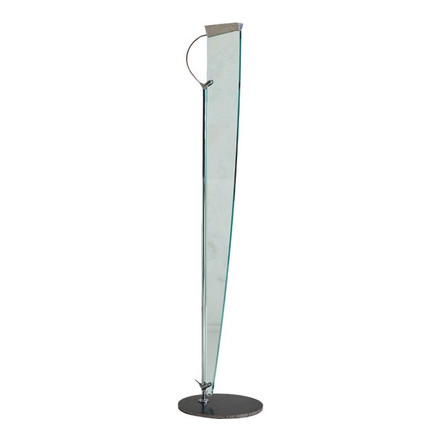 ‘Naos Terra’ Glass Floor Lamp by Carlo Forcolini for Nemo Italianaluce, 1980s For Sale