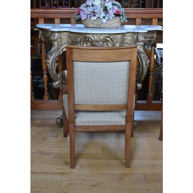 19th Century Empire Armchair in Cherry For Sale - Image 4 of 10