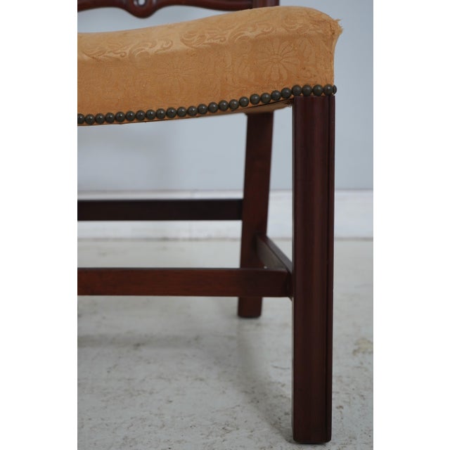 Set of 4 Biggs Mahogany Ribbon Back Dining Chairs For Sale - Image 13 of 18