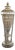 Large Vase-Shaped Floor Lamp with Murano Glass Beads For Sale
