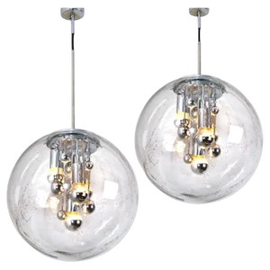 Space Age Light Fixtures from Doria, 1970s