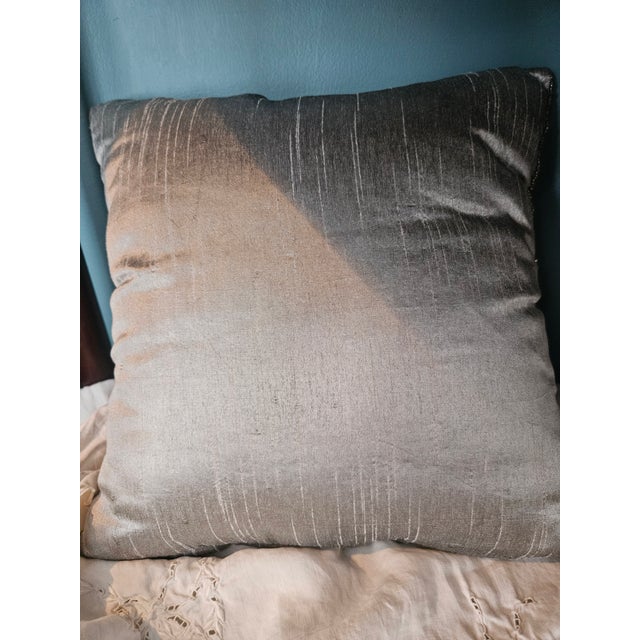 Cynthia Rowley Beaded Holiday Christmas Pillow For Sale - Image 4 of 7