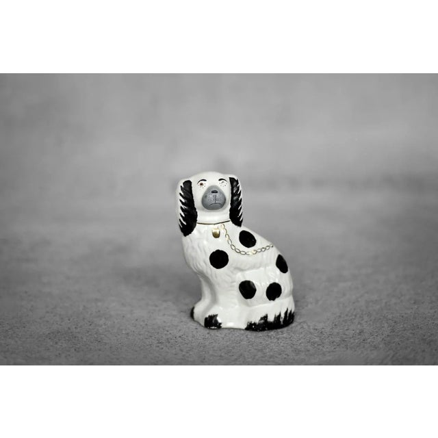 Vintage Staffordshire Ceramic Spaniel Mantle Dog or Fireplace Figurine, England, 1950s For Sale - Image 9 of 9