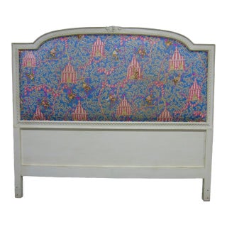Louis Style Brunschwig & Fils Headboard For Sale