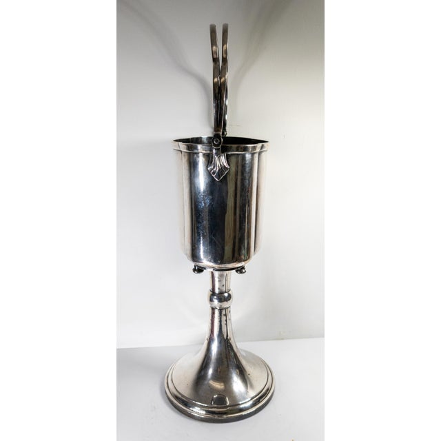 Mid 20th Century Mid-Century Modern Silverplate Tableside Champagne Wine or Ice Bucket For Sale - Image 5 of 14