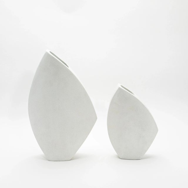 Modern Shagreen Vase by R&y Augousti For Sale - Image 11 of 12