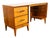 1960s Mid Century Modern Desk Blonde Shelf Maple Wood Heywood Wakefield Drawers Office For Sale