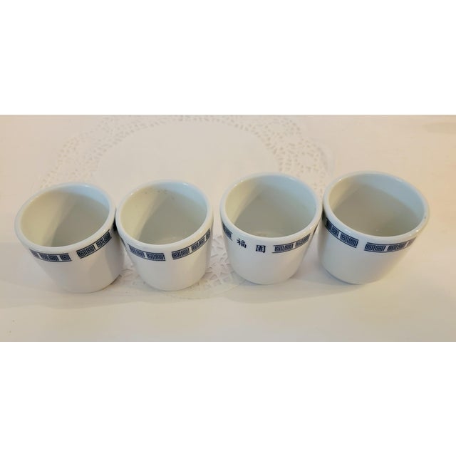 Vintage Taiwan Tatung China Porcelain Sake Cups, Set of 4, Foo House For Sale In Jacksonville, FL - Image 6 of 9