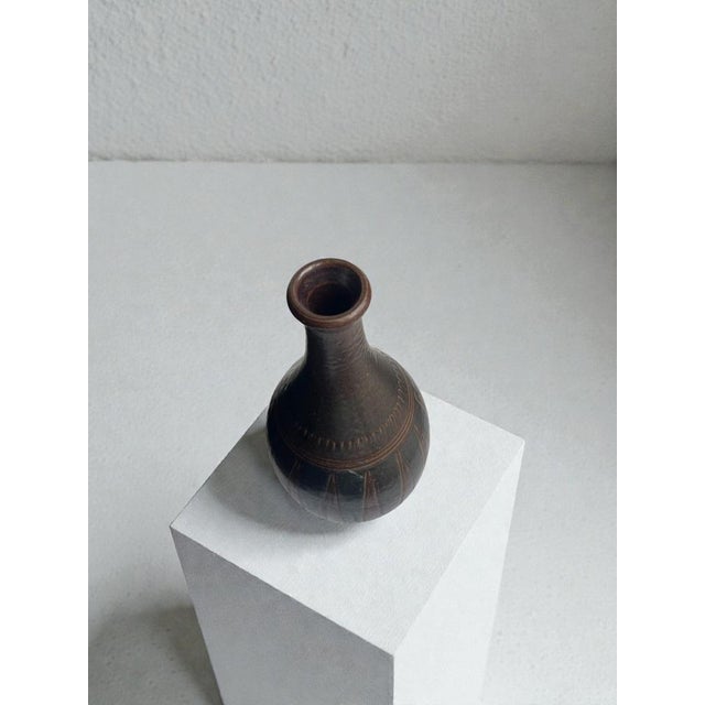 Ceramic Stoneware Vase by Arthur Andersson for Wallåkra, Sweden, 1950s For Sale - Image 7 of 9