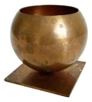 1930s Art Deco Copper Cigarette Holder by Chase