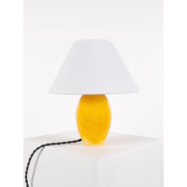 French work lamp france, circa 1950 ceramic signed “sib france” under the base height (ceramic): 23 cm height (total): 36...