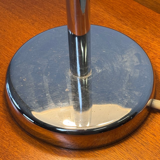 Plastic Szarvasi White Table Lamp, 1960s For Sale - Image 7 of 9