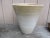 White Zaneville Pottery "Homespun" Tapered Planter For Sale - Image 8 of 8