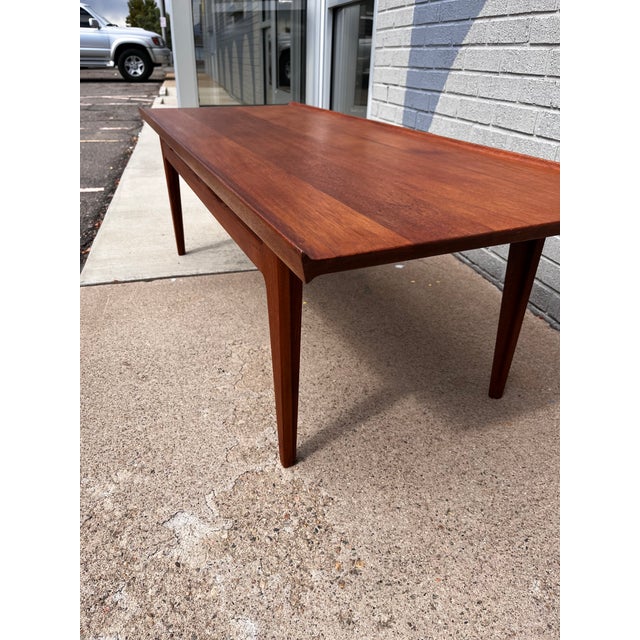 Povl Dinesen Finn Juhl for France & Son Made by Povl Dinesen Teak Coffee Table, Denmark, 1960s For Sale - Image 4 of 11