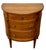 Beautiful Louis XVI style cherrywood half-moon chest of drawers. Dimensions: Height 80 cm, Width 80 cm, Depth 37 cm.