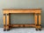 Mid-Century Modern Vintage William Switzer Carved Wood Console With Stone Top For Sale - Image 3 of 12