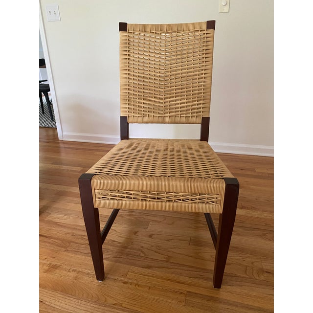 Postmodern Vintage Merbau Collection Donghia Chair For Sale - Image 3 of 6