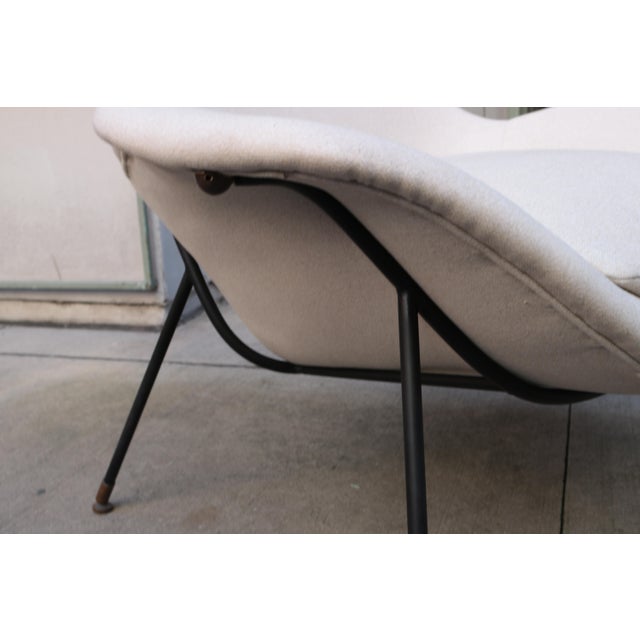 Mid-Century Modern 1950s Agusto Bozzi for Saporiti Modernist Lounge Chair with Ottoman For Sale - Image 3 of 18