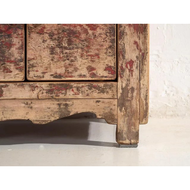 Antique Oriental Cabinet with Red Patina, 1900 For Sale - Image 16 of 18