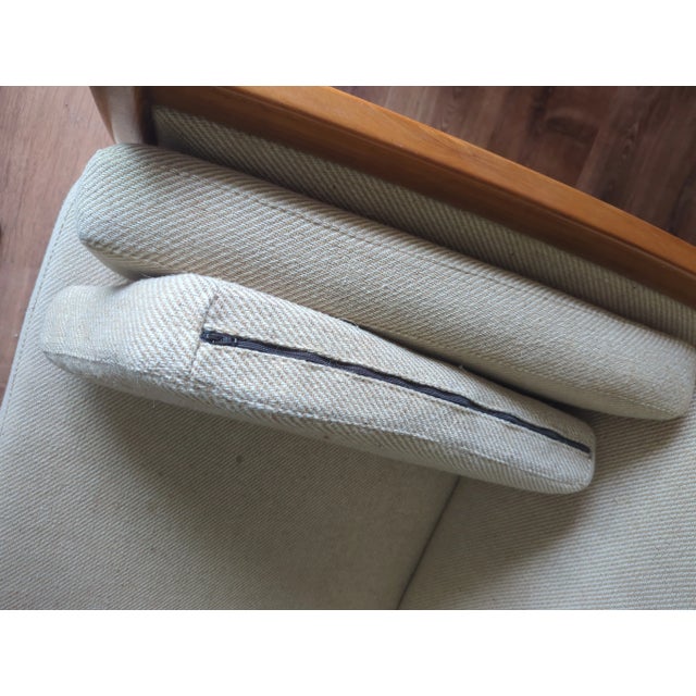 Wood Danish Modern Stouby Loveseat Sofa Denmark For Sale - Image 7 of 11