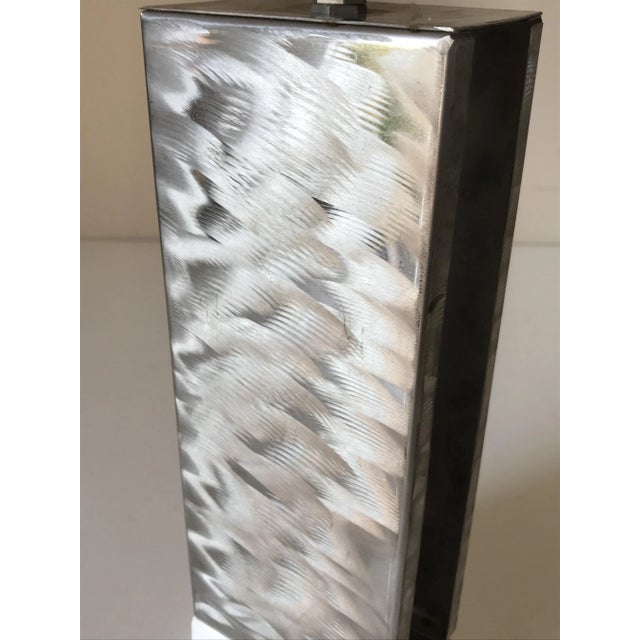 Inox Table Lamp, 1970s For Sale - Image 3 of 11