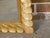 Mid 20th Century Giltwood Italian 1950s Carved Petal Themed Frame Midcentury Mirror For Sale - Image 5 of 10