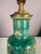 19th Century Chinese Floral Relief Pottery Table Lamp For Sale - Image 4 of 9